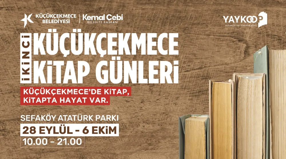 KÜÇÜKÇEKMECE’DE KİTAP GÜNLERİ’NE GERİ SAYIM BAŞLADI 