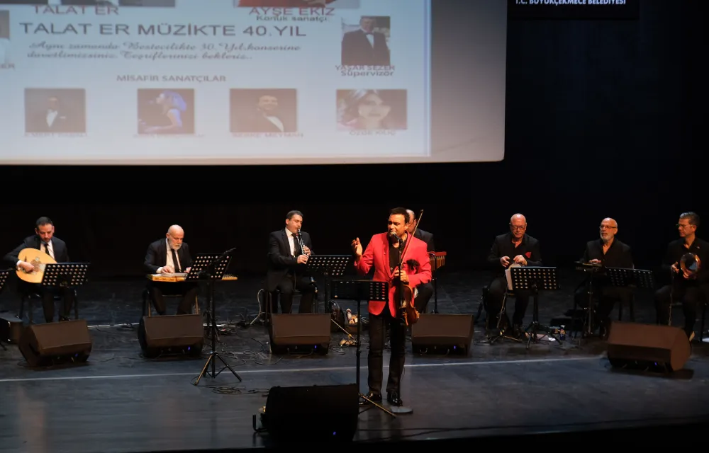 Talat Er, müzik kariyerinin 40. yılını Büyükçekmece
