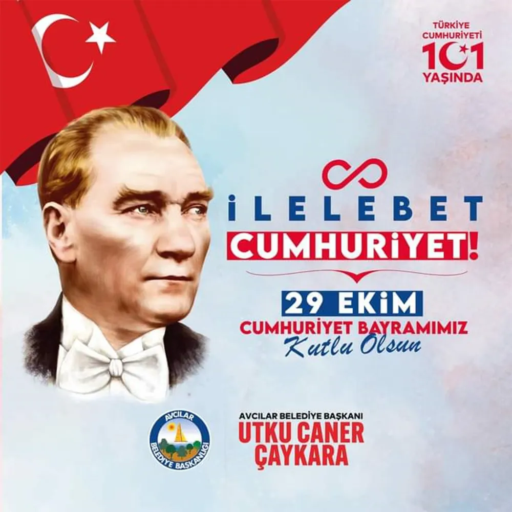 Avcılar Belediyesi 29 Ekim Cumhuriyet Bayramı İlanı 