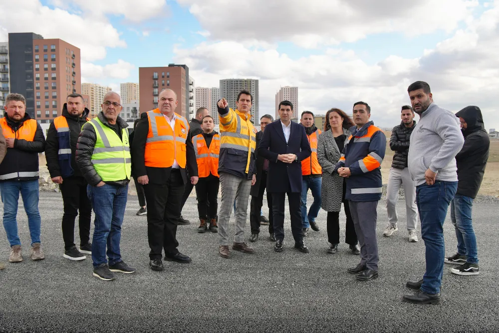 AVCILAR’IN İLK BİSİKLET YOLU TAHTAKALE’DE YAPILIYOR   
