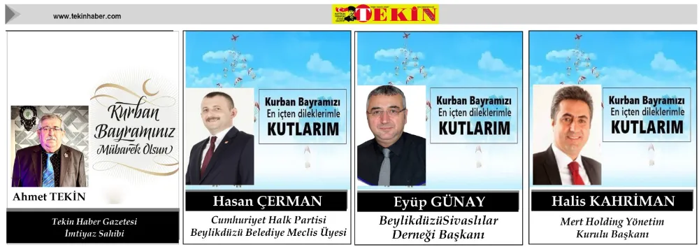 KURBAN BAYRAMI İLANLARI 