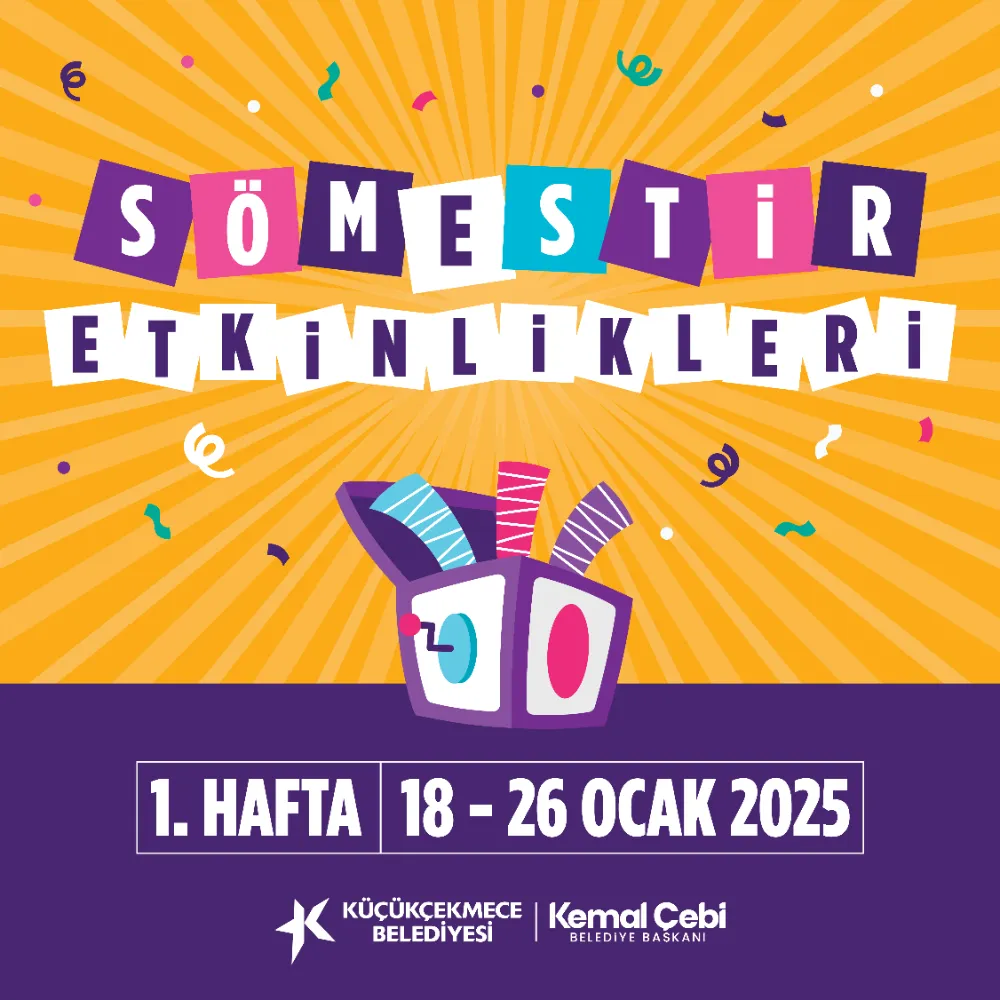 KÜÇÜKÇEKMECELİ ÇOCUKLAR SÖMESTİR TATİLİNİ DOLU DOLU GEÇİRECEK   