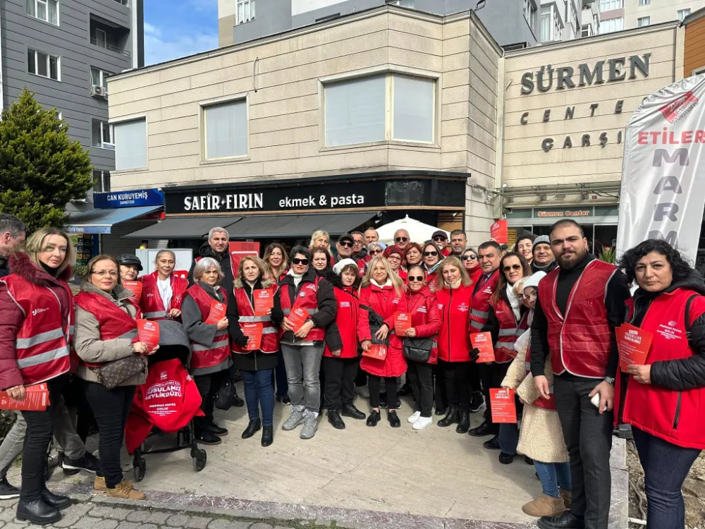 CHP Beylikdüzü İlçe Başkanlığı esnaf ziyaretinde bulundu. 