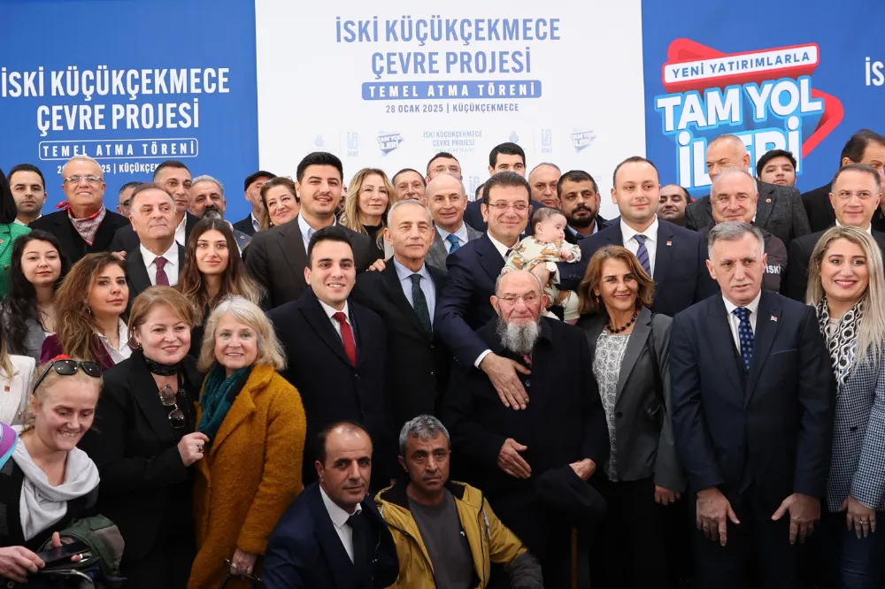 İBB BAŞKANI İMAMOĞLU’NUN KATILIMIYLA KÜÇÜKÇEKMECE ÇEVRE PROJESİ’NİN TEMELİ ATILDI  
